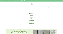 Desktop Screenshot of miniaturegarden.com